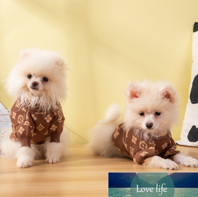 Classic Luxury Clothes Dachshund Dog Sweaters for Small Dogs High Elasticity Soft and Comfortable Designer Pet Sweater