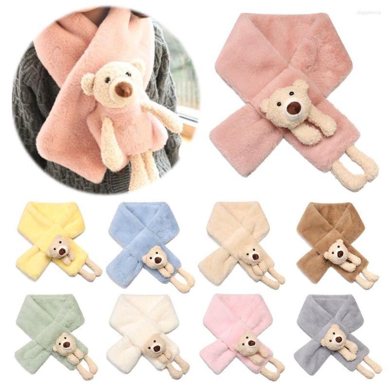 Scarves 1pc Children Winter Warm Thicken Scarfs Cross Collar Scarf Faux Imitation Fur Cute Fashion Cartoon Bear Plush Gift
Scarves 1pc Children Winter Warm Thicken Scarfs Cross Collar Scarf Faux Imitation Fur Cute Fashion Cartoon Bear Plush Gift
