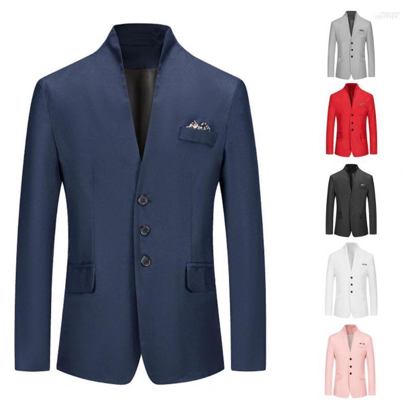 Men's Suits Men's Formal Suit Coat Slimming Chinese Style Men Blazer Vintage Three Buttons, Black
Men's Suits Men's Formal Suit Coat Slimming Chinese Style Men Blazer Vintage Three Buttons, Black
