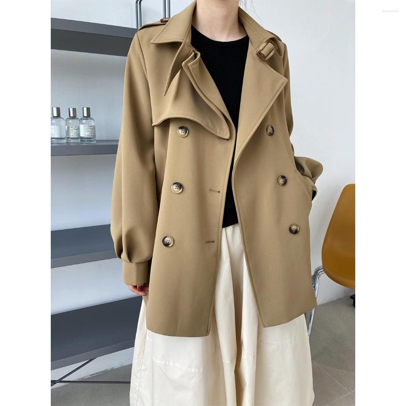 Women's Trench Coats Workplace Ladies Short Coat 2022 Autumn Korean Style Drape Lantern Sleeve Asymmetrical Lapel Fashion Long, Black
Women's Trench Coats Workplace Ladies Short Coat 2022 Autumn Korean Style Drape Lantern Sleeve Asymmetrical Lapel Fashion Long, Black