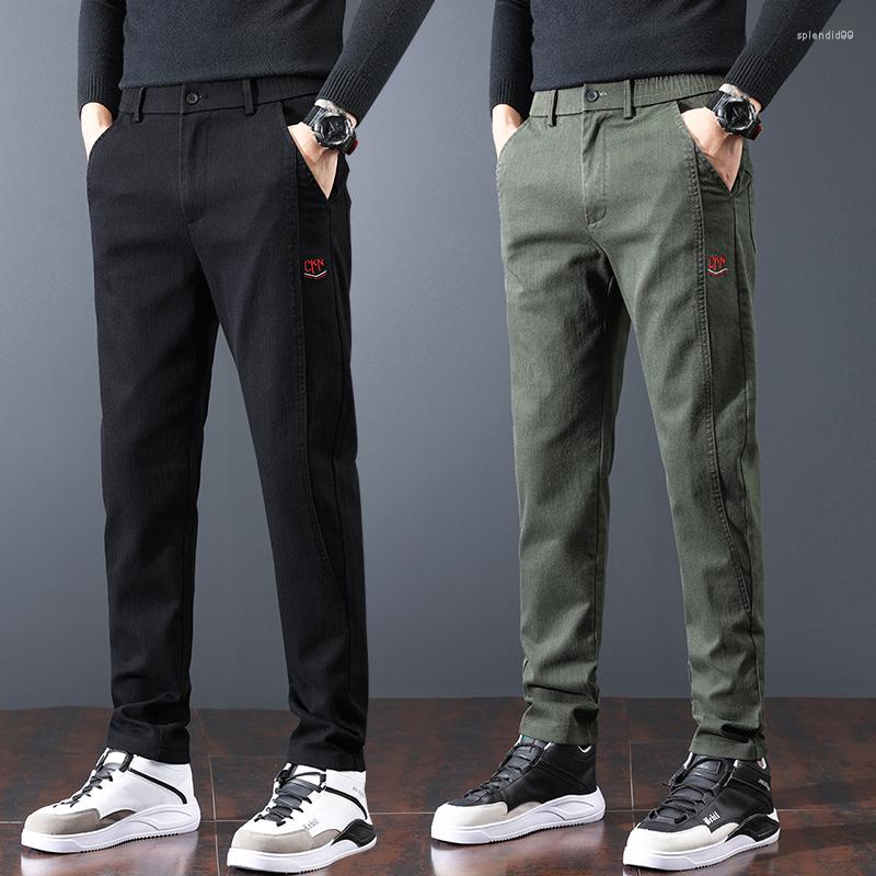 Men's Pants Autumn Winter Mens Casual Stretch Waist Embroidery Patchwork Straight Trousers Solid Color Business Work, Grey 1962-a2-1030
Men's Pants Autumn Winter Mens Casual Stretch Waist Embroidery Patchwork Straight Trousers Solid Color Business Work, Grey 1962-a2-1030