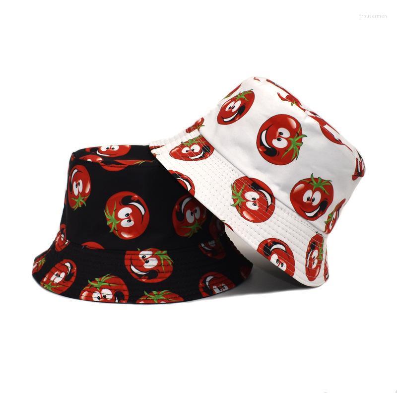 Berets Spring Summer Women's Cartoon Tomato Printed Bucket Hat Fisherman Men's Fashion Outdoor Travel Sunshade Panama HatBerets, White
Berets Spring Summer Women's Cartoon Tomato Printed Bucket Hat Fisherman Men's Fashion Outdoor Travel Sunshade Panama HatBerets, White