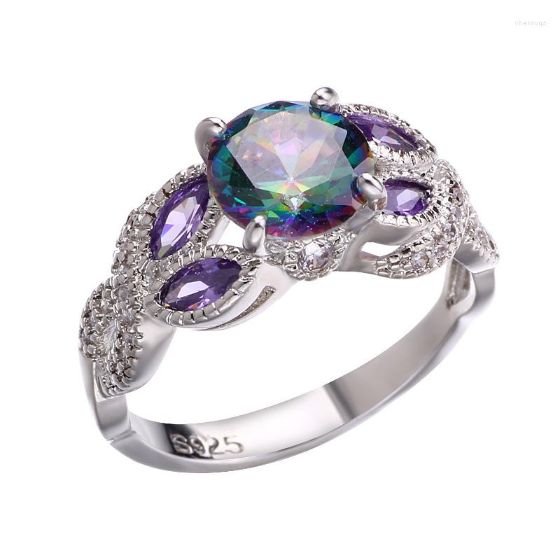 Wedding Rings Colorful Cubic Zirconia For Women Charms Purple Horse Eye Shape Crystal Engagement Valentines Promise Ring
Wedding Rings Colorful Cubic Zirconia For Women Charms Purple Horse Eye Shape Crystal Engagement Valentines Promise Ring