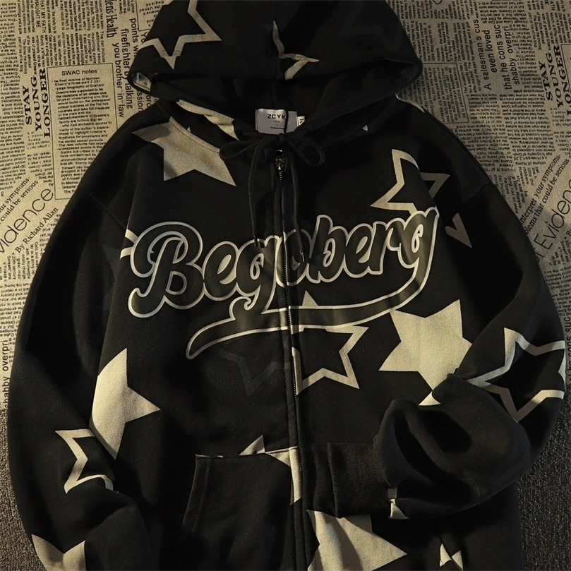 Womens Hoodies Sweatshirts Women Vintage Star Print Hoodies Grunge Casual Zip Up Long Sleeve Loose Jacket Coats Harajuku Hooded Sweatshirts Y2k Streetwear 221010, Color 02
Womens Hoodies Sweatshirts Women Vintage Star Print Hoodies Grunge Casual Zip Up Long Sleeve Loose Jacket Coats Harajuku Hooded Sweatshirts Y2k Streetwear 221010, Color 02