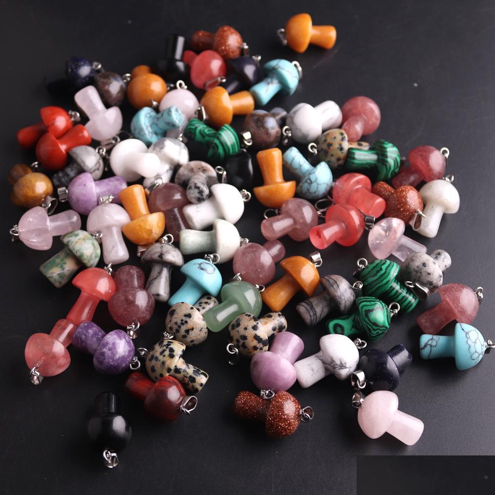 Charms Mini Mushroom Statue Natural Crystal Stone Carving Charms Reiki Healing Gem Pendant For Women Jewelry Making Wholesale Drop De Dhznf
Charms Mini Mushroom Statue Natural Crystal Stone Carving Charms Reiki Healing Gem Pendant For Women Jewelry Making Wholesale Drop De Dhznf