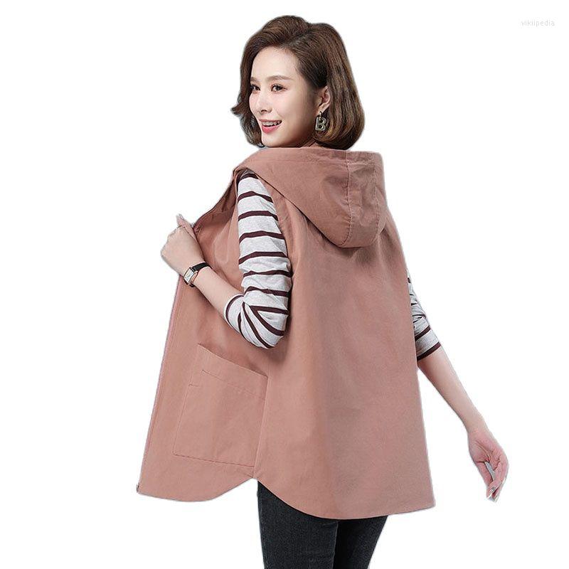 Women's Vests Mid Long Vest Female Jacket Spring Autumn Clothes 2022 Fashion Sleeveless Hooded Lady Coat Trend Outerwear Tide, Brown
Women's Vests Mid Long Vest Female Jacket Spring Autumn Clothes 2022 Fashion Sleeveless Hooded Lady Coat Trend Outerwear Tide, Brown