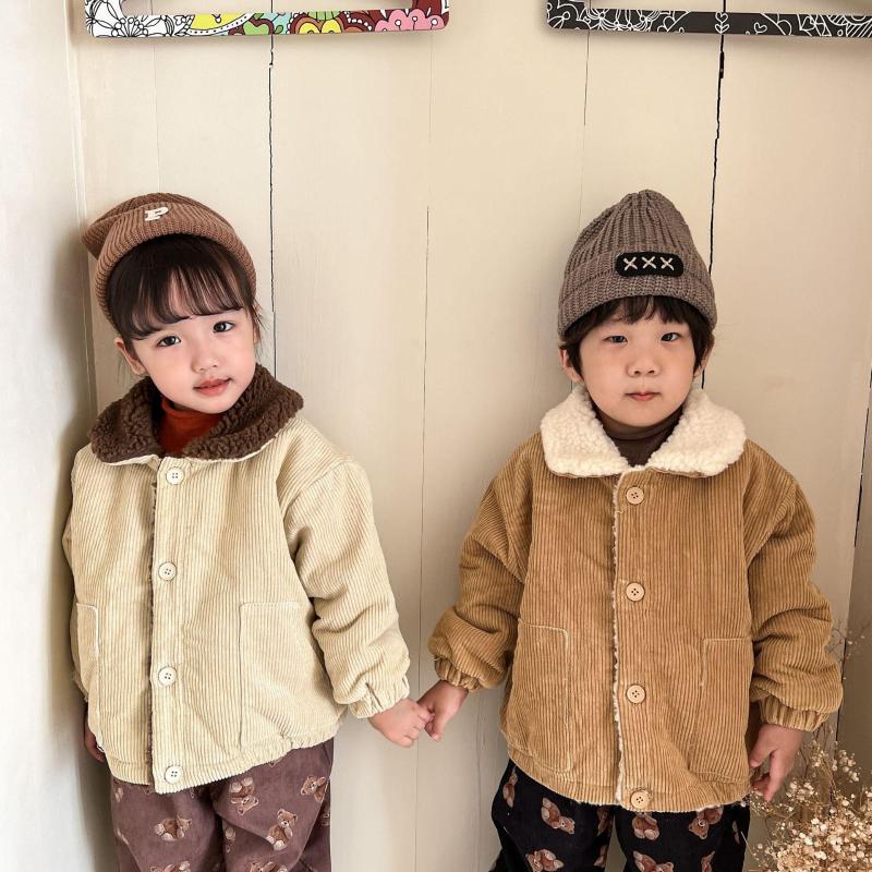 Jackets 3881E Children's Corduroy Cotton-padded Jacket 2022 Winter Thickened Fluffy Collar Boys' Coat Girls' Warm, Khaki
Jackets 3881E Children's Corduroy Cotton-padded Jacket 2022 Winter Thickened Fluffy Collar Boys' Coat Girls' Warm, Khaki