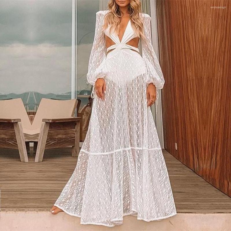 Women' Swimwear White Retro Floral Print Bikini Cover-ups Sexy Cross Open Back Long Sleeve Summer Dress Women Beach Wear Swim Suit Cover Up
Women' Swimwear White Retro Floral Print Bikini Cover-ups Sexy Cross Open Back Long Sleeve Summer Dress Women Beach Wear Swim Suit Cover Up