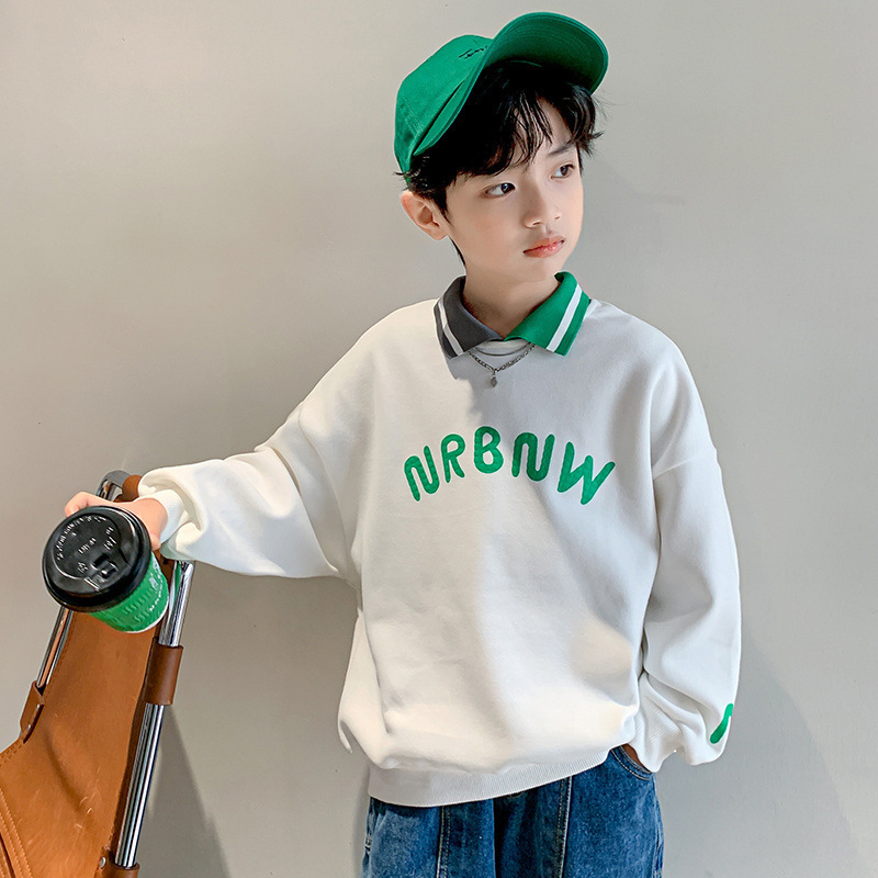 Pullover Autumn Boys Polo Shirt Clothes Sweatshirt Spring and Long Sleeve Pullovers Comfortable Handsome Kids Children s 221010, White
Pullover Autumn Boys Polo Shirt Clothes Sweatshirt Spring and Long Sleeve Pullovers Comfortable Handsome Kids Children s 221010, White