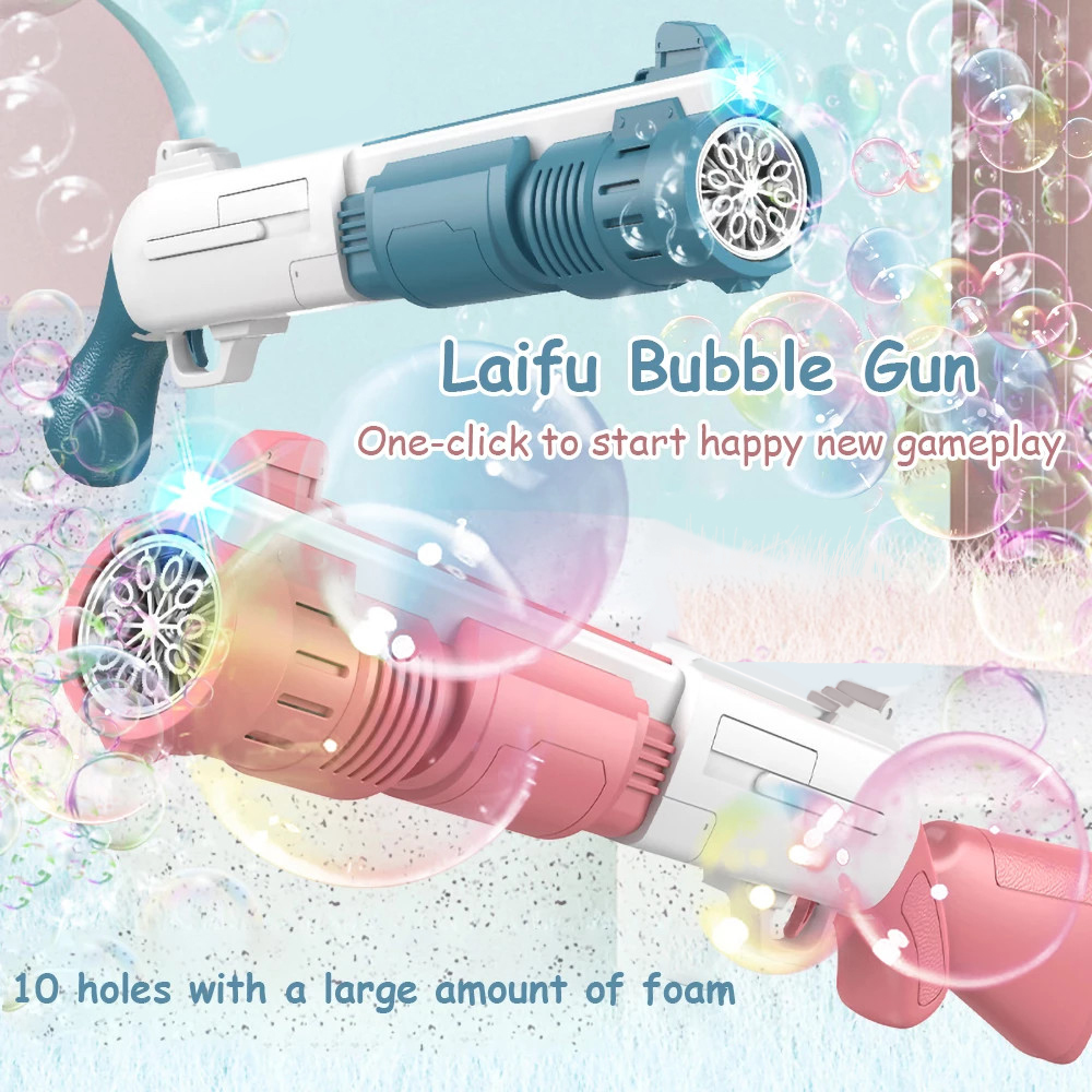Novelty Games 10 Holes Electric Bubble Rifle Gun Gatling Bubble Gun Machine Soap Bubbles Magic Bubble For Bathroom Outdoor Toys For Children 221010
Novelty Games 10 Holes Electric Bubble Rifle Gun Gatling Bubble Gun Machine Soap Bubbles Magic Bubble For Bathroom Outdoor Toys For Children 221010
