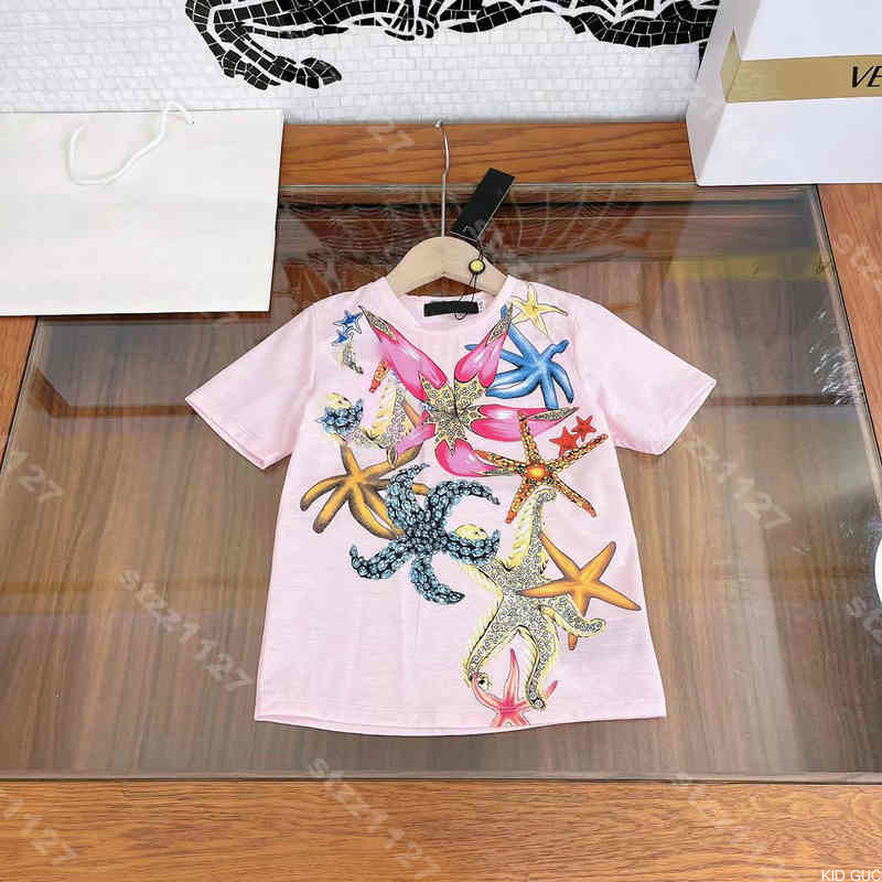 DHL 22ss designer kids crew neck t-shirt starfish print cotton tees shirt boys grils great quality summer clothes for Children short sleeve kids4ABC
DHL 22ss designer kids crew neck t-shirt starfish print cotton tees shirt boys grils great quality summer clothes for Children short sleeve kids4ABC