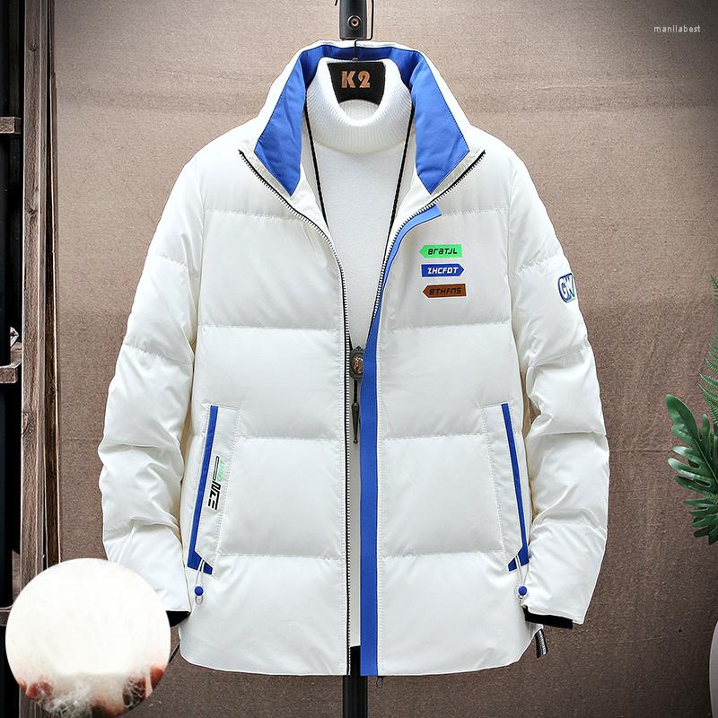 Men's Down Winter 2022 Bright Leather Jacket Men Stand Collar High Quality Warm Waterproof Fashion Printed, Black
Men's Down Winter 2022 Bright Leather Jacket Men Stand Collar High Quality Warm Waterproof Fashion Printed, Black