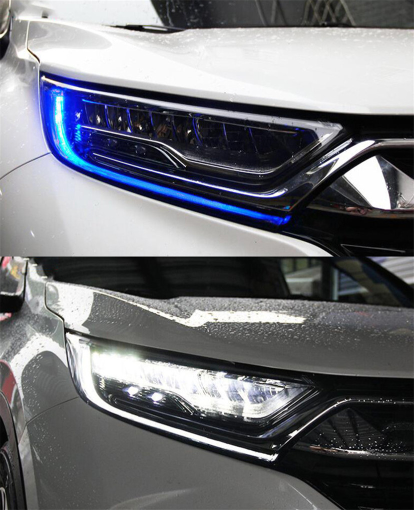 2 PCS Car Goods For Toyota RAV4 RAV 4 20 17-20 19 Head lamp LED Headlight High Beam Turn Signal Headlights