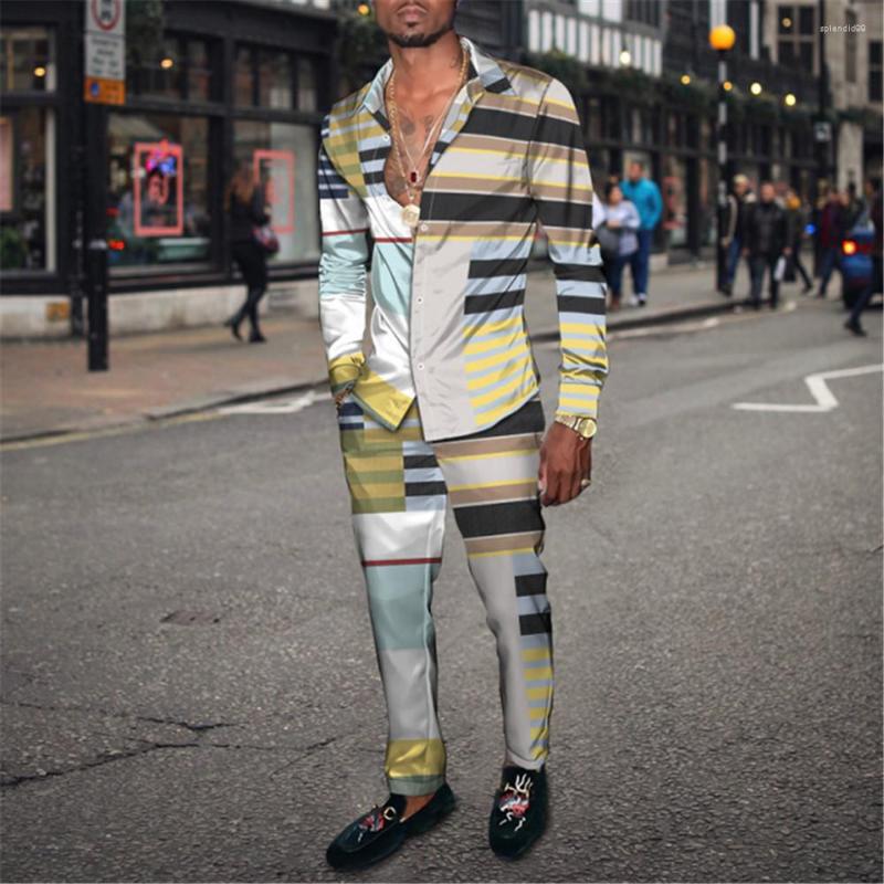 Men' Tracksuits 2022 Spring Autumn Men' Shirt And Pants Two Pice Set Plaid 3D Print Suit Cardigan Oversized Clothing -4XL, As photo
Men' Tracksuits 2022 Spring Autumn Men' Shirt And Pants Two Pice Set Plaid 3D Print Suit Cardigan Oversized Clothing -4XL, As photo