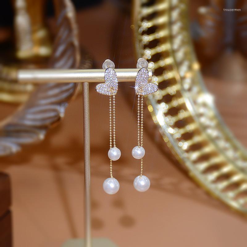 Dangle Earrings & Chandelier Sweet Exquisite Inlaid Top Quality Zircon Heart Luxury Temperament Pearl Engagement Long Tassels EarringsDangle
Dangle Earrings & Chandelier Sweet Exquisite Inlaid Top Quality Zircon Heart Luxury Temperament Pearl Engagement Long Tassels EarringsDangle