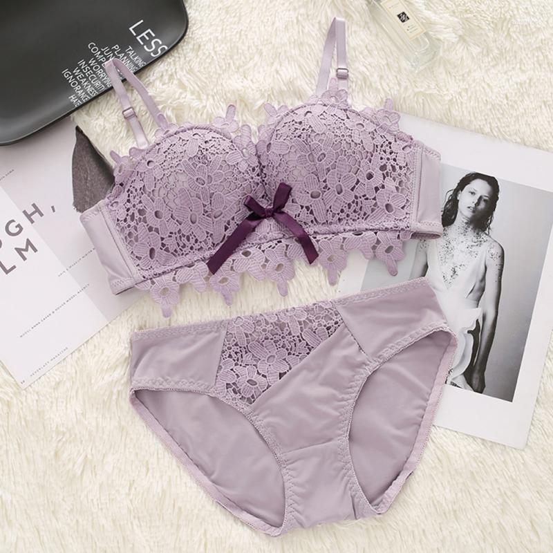 Bras Sets Fashion Wireless Bra Set Push Up Lingerie Lace Embroidery Underwear Women, Purple
Bras Sets Fashion Wireless Bra Set Push Up Lingerie Lace Embroidery Underwear Women, Purple