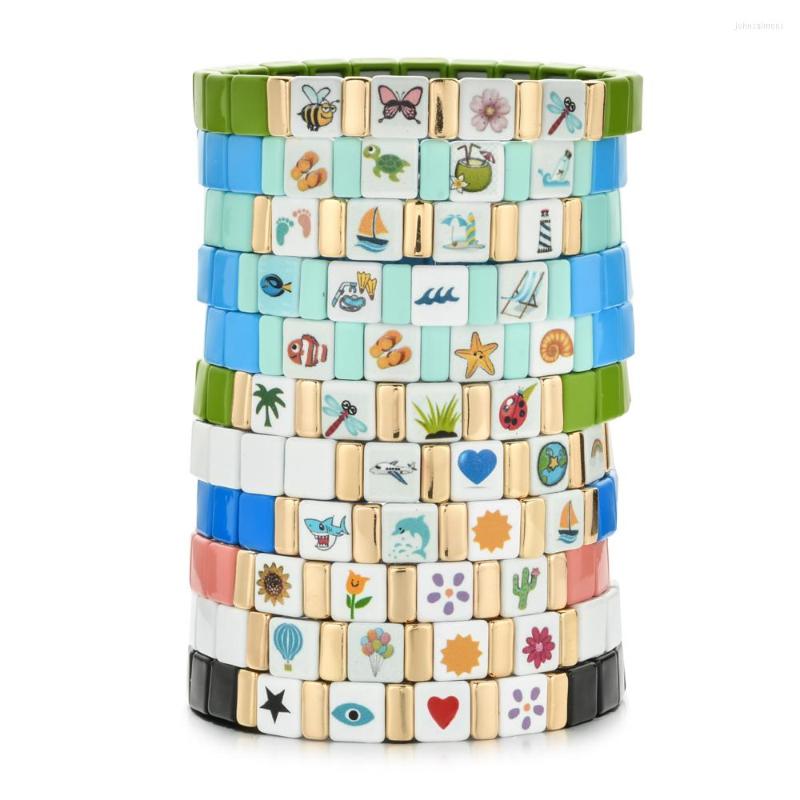 Charm Bracelets Boho Color Cute Cartoons Animal Print Bracelet Girls Women Gifts Friendship Jewelry Stacking Fashion
Charm Bracelets Boho Color Cute Cartoons Animal Print Bracelet Girls Women Gifts Friendship Jewelry Stacking Fashion