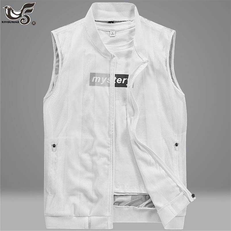 Men's Vests Summer Mesh Quick-Drying Vests Male Breathable Multi-pocket Mountain Climbing Fishing Vest Work Sleeveless Jacket Men Clothing 221010, Denim blue
Men's Vests Summer Mesh Quick-Drying Vests Male Breathable Multi-pocket Mountain Climbing Fishing Vest Work Sleeveless Jacket Men Clothing 221010, Denim blue