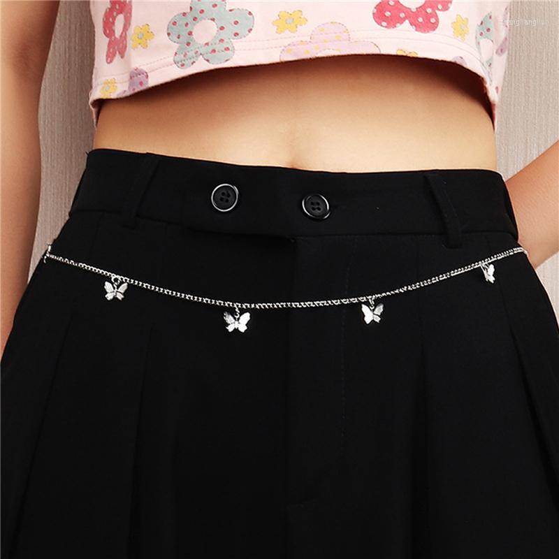 Belts Punk Street Butterfly Belt Waist Chain Male Women Pants Multi Layer HipHop Hook Trousers Jeans Keychain Pendant JewelryBelts, Silver
Belts Punk Street Butterfly Belt Waist Chain Male Women Pants Multi Layer HipHop Hook Trousers Jeans Keychain Pendant JewelryBelts, Silver