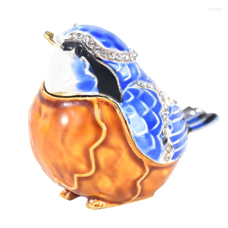 Jewelry Pouches 2022 Bird Trinket Box Metal Enameled Animal Figurines Ring Holder For Home
Jewelry Pouches 2022 Bird Trinket Box Metal Enameled Animal Figurines Ring Holder For Home