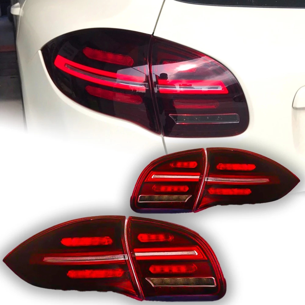 Car Styling for Porsche Cayenne Taillights 20 11-20 14 Cayenne LED Tail Lamp DRL Dynami Signal Brake Reverse Auto Accessories