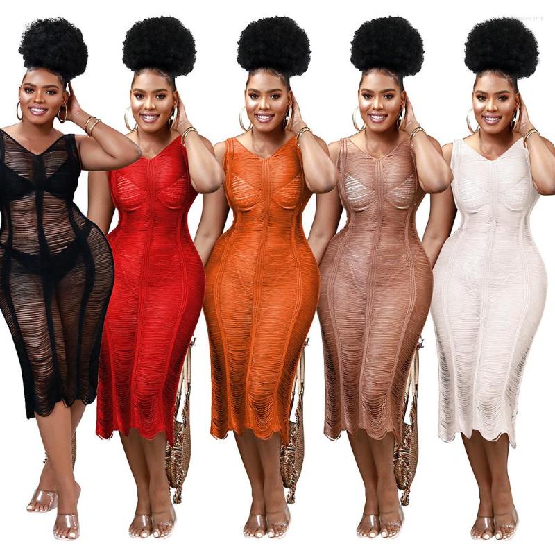 Casual Dresses Women Sexy V Neck Midi Dress Low Cut Sleeveless Streetwear Party Night Vestidos Bodycon Hollow Out See Through, Black
Casual Dresses Women Sexy V Neck Midi Dress Low Cut Sleeveless Streetwear Party Night Vestidos Bodycon Hollow Out See Through, Black
