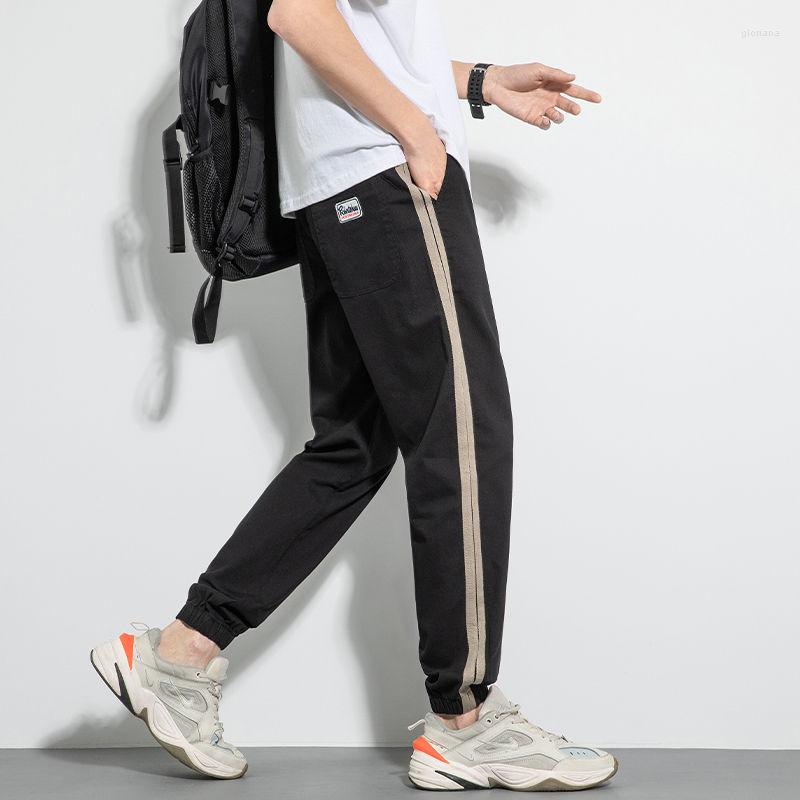 Men's Pants Summer Thin Sweatpants For Men Preppy Style Casual Loose Men's Ankle-Tied Striped Harem Work Clothes Trousers, Black 985
Men's Pants Summer Thin Sweatpants For Men Preppy Style Casual Loose Men's Ankle-Tied Striped Harem Work Clothes Trousers, Black 985