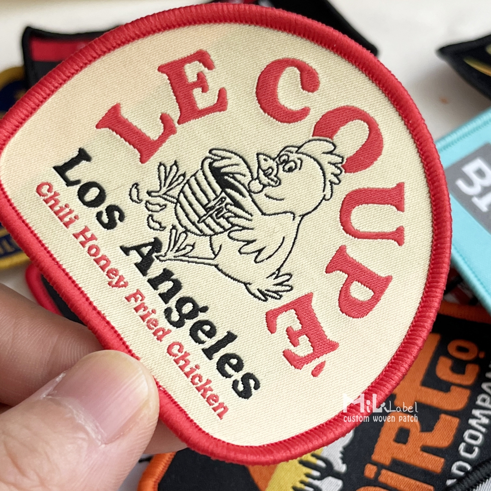 50PCS custom patch notions iron patches for hoodie and embroidery hat patch