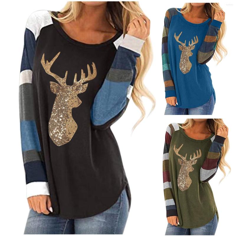 Women' T Shirts Women' Christmas Print Long Sleeved Sweatshirt Casual Blouse Pullover Large Woman Shirt, Black
Women' T Shirts Women' Christmas Print Long Sleeved Sweatshirt Casual Blouse Pullover Large Woman Shirt, Black