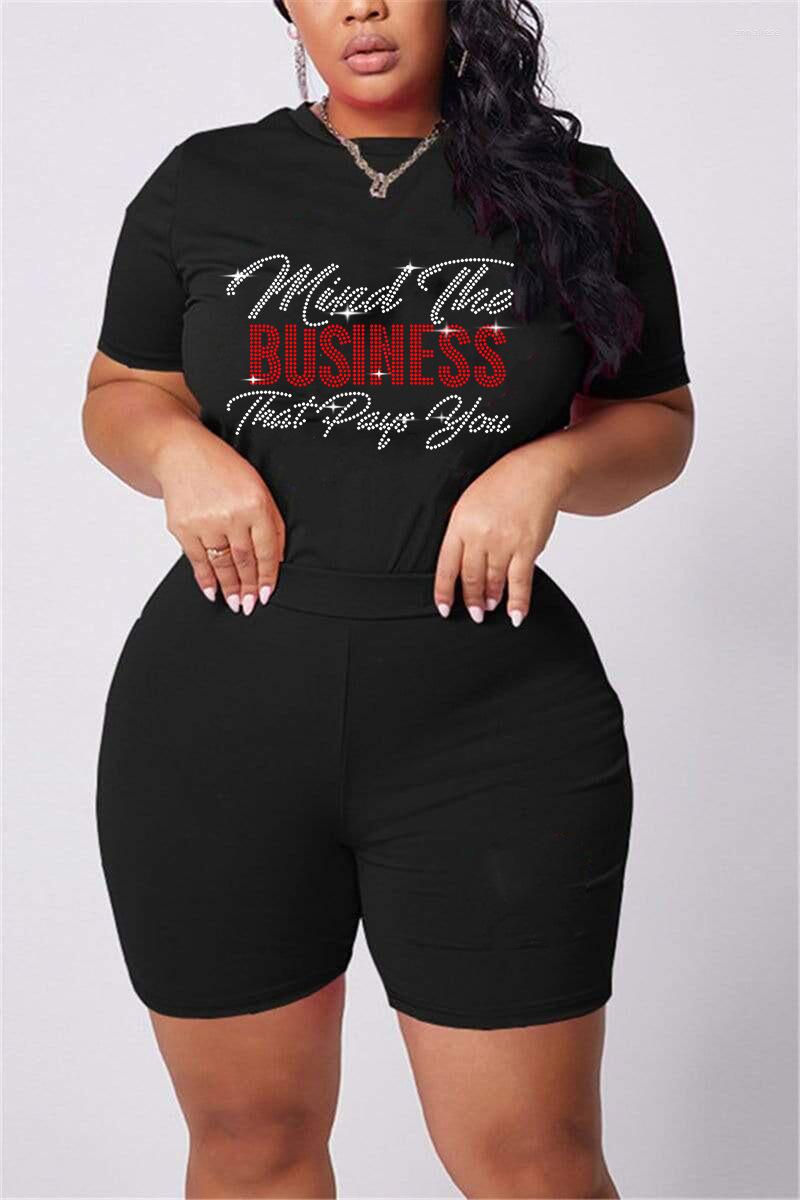 Women' Tracksuits European And American Women' Fashion Diamond Casual Two-piece Set Large Top T-shirt, Black
Women' Tracksuits European And American Women' Fashion Diamond Casual Two-piece Set Large Top T-shirt, Black