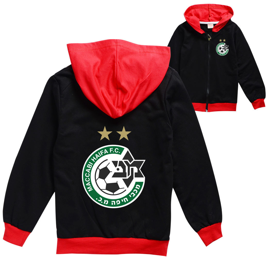 Jackets 2 13Year Boys Girls Maccabi Haifa Print Hooded Thin Pocket Jacket Children Casual Outwear Coats Kids Teen Fashion Zipper Clothes 221010, Picture show 0284
Jackets 2 13Year Boys Girls Maccabi Haifa Print Hooded Thin Pocket Jacket Children Casual Outwear Coats Kids Teen Fashion Zipper Clothes 221010, Picture show 0284
