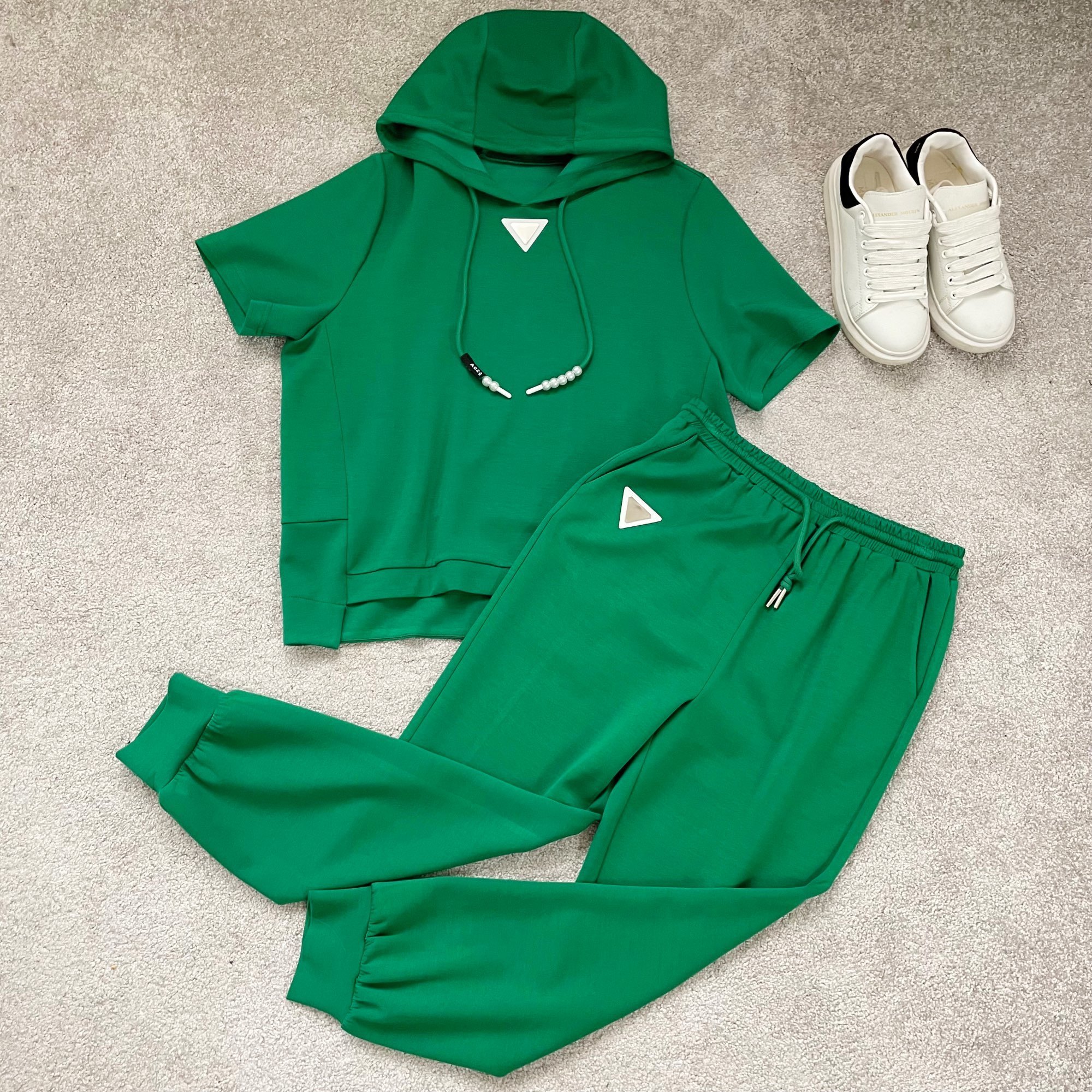 Women's Two Piece Pants Set Of Two Fashion Pieces For Wome Comfortable Stretch Air Cotton Hooded Sweater Casual Pants Sports 2 Piece Sets Womens 