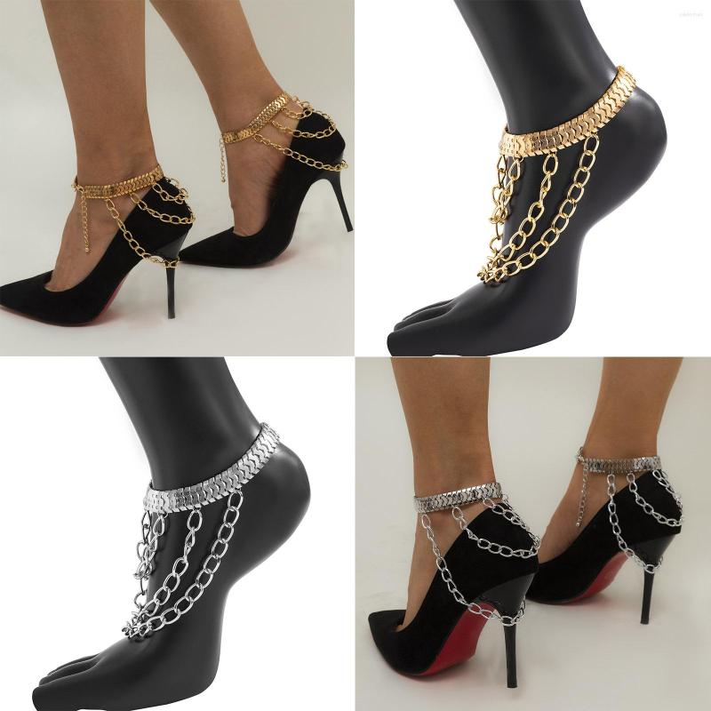 Anklets 2022 Retro Multi Layered Link Chain Tassel Shoe For Women Punk Gold Color Jewelry
Anklets 2022 Retro Multi Layered Link Chain Tassel Shoe For Women Punk Gold Color Jewelry