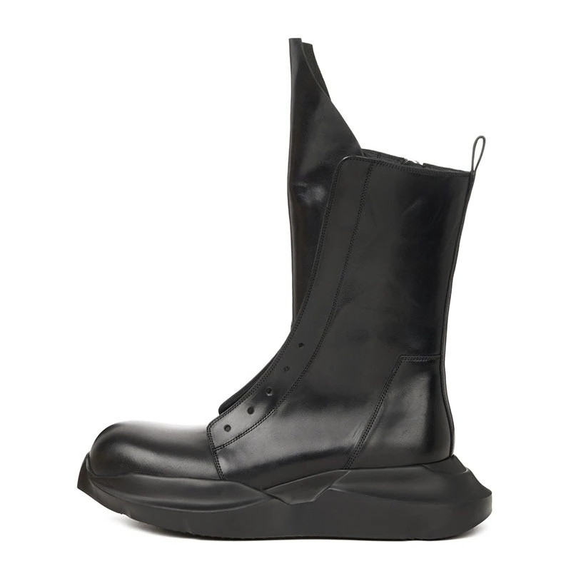 Womens Black Platform Boots Genuine Leather Woman Designer Boot Zipper Lady High Heel Boot
Womens Black Platform Boots Genuine Leather Woman Designer Boot Zipper Lady High Heel Boot