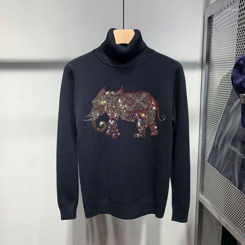 Men's Sweaters Long Sleeve Knit Bottoming Black Men's Turtleneck Aweater Elephant 2022 Sweatshirt Personality Slim Pullover, As shown asian size
Men's Sweaters Long Sleeve Knit Bottoming Black Men's Turtleneck Aweater Elephant 2022 Sweatshirt Personality Slim Pullover, As shown asian size