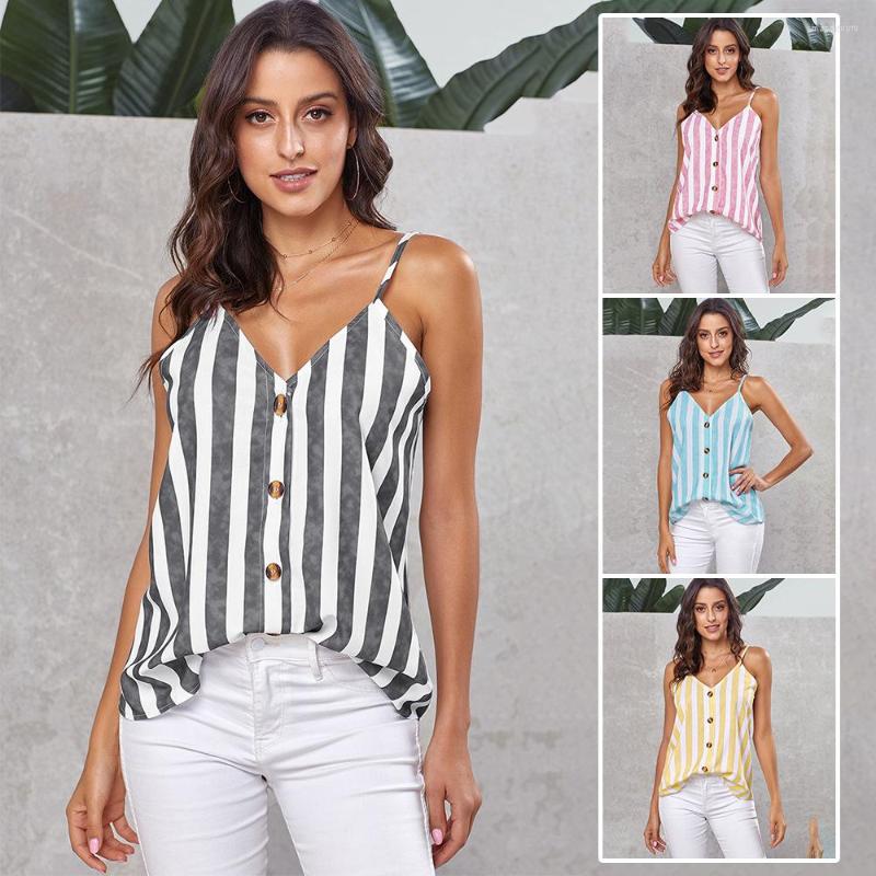Women' Tanks 2022 Contrast Color Blouse Lips Women T Shirt Summer Casual Button Up V Neck Strappy Cami Top Tank T-shirT, Color 1
Women' Tanks 2022 Contrast Color Blouse Lips Women T Shirt Summer Casual Button Up V Neck Strappy Cami Top Tank T-shirT, Color 1