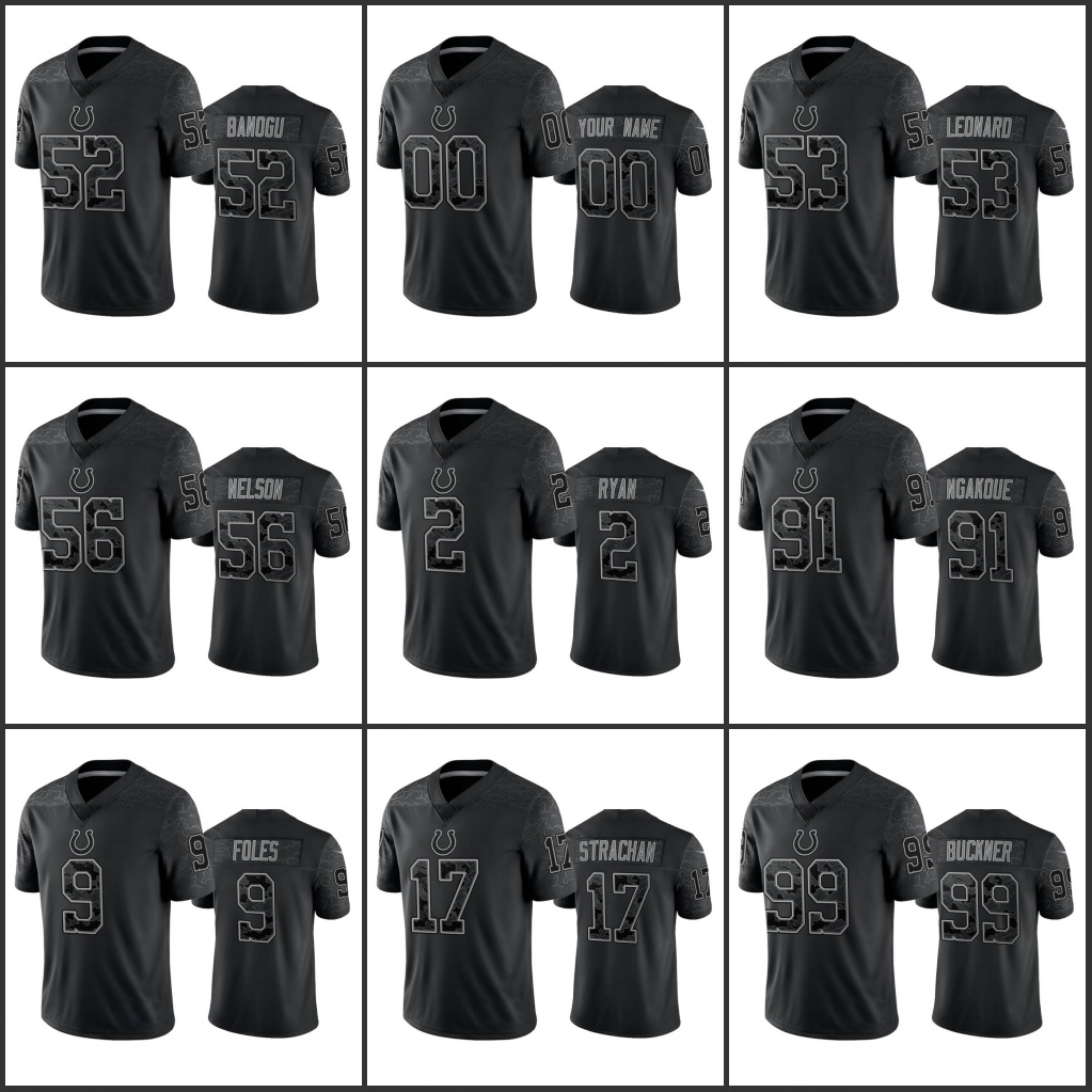 Jerseys Indianapolis''Colts''Men #56 Quenton Nelson 53 Darius Leonard 2 Matt Ryan Custom Women Youth''NFL Black Reflective Limited Jersey
Jerseys Indianapolis''Colts''Men #56 Quenton Nelson 53 Darius Leonard 2 Matt Ryan Custom Women Youth''NFL Black Reflective Limited Jersey
