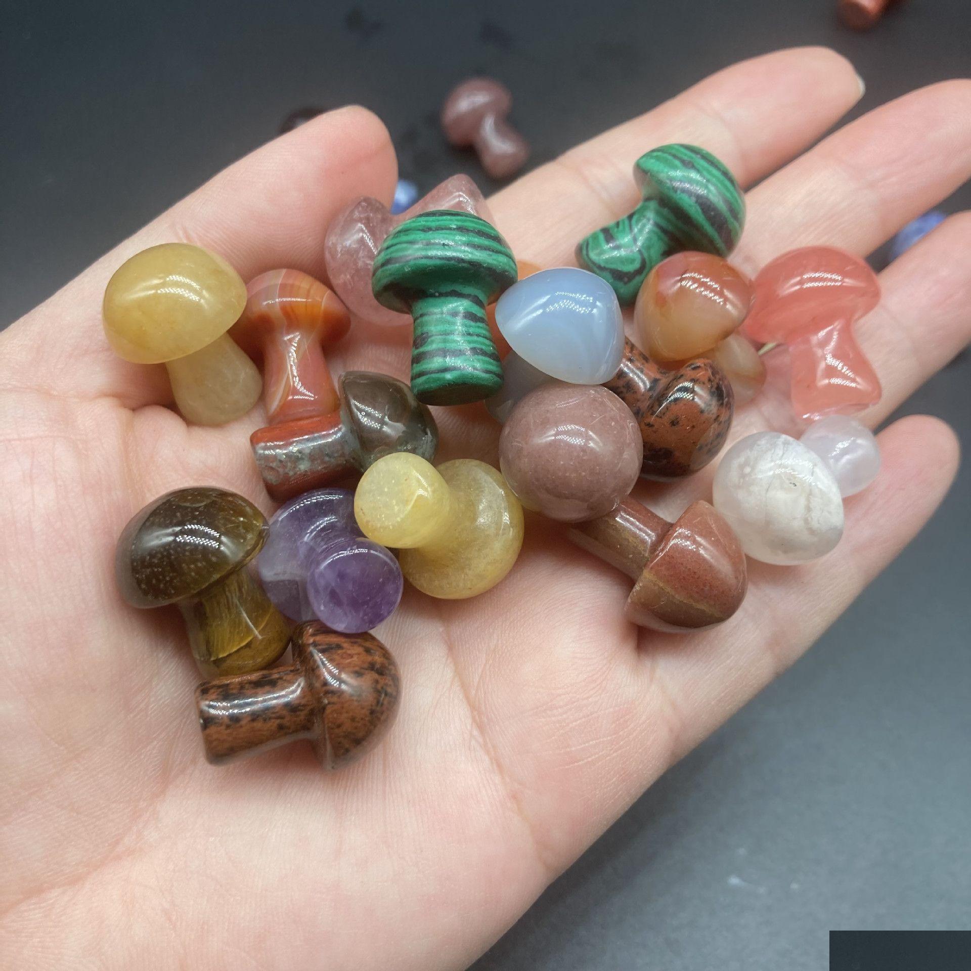 Stone Fashion 20Mm Mushroom Statue Natural Stone Carved Decoration Quartz Hand Polished Healing Crystal Reiki Trinket Gift Room Ornam Dh0Yu
Stone Fashion 20Mm Mushroom Statue Natural Stone Carved Decoration Quartz Hand Polished Healing Crystal Reiki Trinket Gift Room Ornam Dh0Yu
