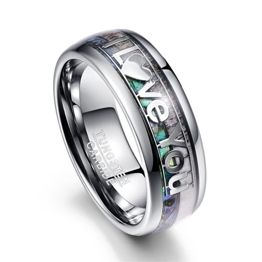 Wedding Rings Classic Men Ring Fashion 8mm Wide Stainless Steel With Lettering I Love You Jewelry For Male Friend Gift262z
Wedding Rings Classic Men Ring Fashion 8mm Wide Stainless Steel With Lettering I Love You Jewelry For Male Friend Gift262z