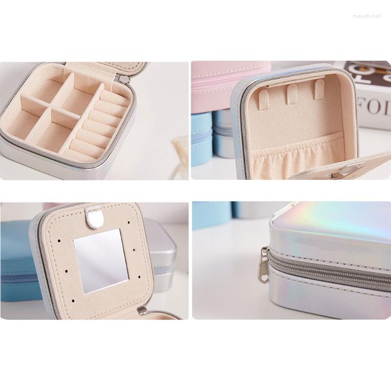 Jewelry Pouches R2LE Waterproof Box Small Mini Ear Studs Lipstick Rings Bracelets Storage Organizer Built-in Mirror Desktop
Jewelry Pouches R2LE Waterproof Box Small Mini Ear Studs Lipstick Rings Bracelets Storage Organizer Built-in Mirror Desktop
