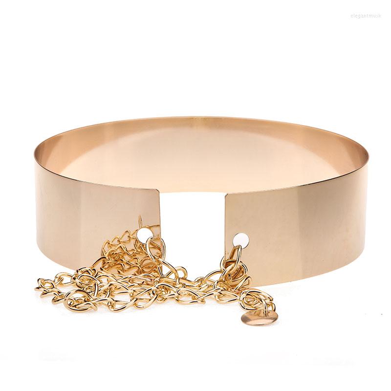 Belts Gold Silver Color Metal Waist Belt Fashion Women Adjustable Bling Plate Vintage Lady Simple Chains Mirror Waistband 6x65
Belts Gold Silver Color Metal Waist Belt Fashion Women Adjustable Bling Plate Vintage Lady Simple Chains Mirror Waistband 6x65