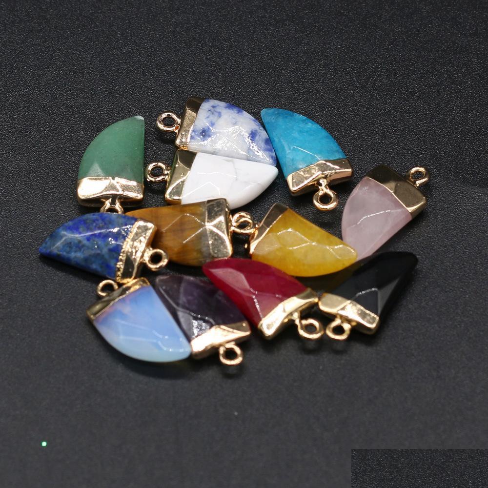 Charms Natural Stone Charms Knife Shape Beads Pendant Rose Quartz Healing Reiki Crystal Finding For Diy Necklaces Women Fashion Jewel Dh90Q 
Charms Natural Stone Charms Knife Shape Beads Pendant Rose Quartz Healing Reiki Crystal Finding For Diy Necklaces Women Fashion Jewel Dh90Q