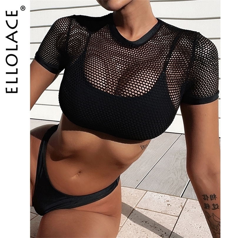 Other Panties Ellolace Swimwear With Mesh Tops Swimsuit Bikini Set Black Solid Feminine Bikinis Separate Bathing Suit Beach Outfits 221010, White
Other Panties Ellolace Swimwear With Mesh Tops Swimsuit Bikini Set Black Solid Feminine Bikinis Separate Bathing Suit Beach Outfits 221010, White