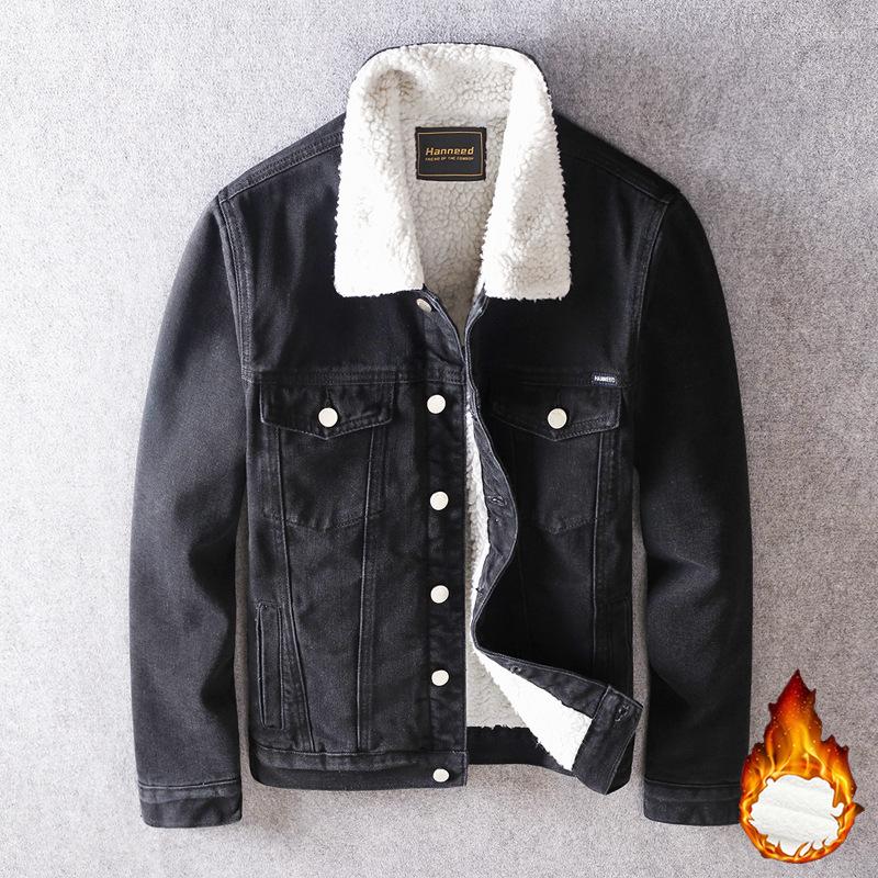 Men's Jackets British Style Fashion Men Jeans High Quality Black Color Casual Velvet Warm Denim Jacket Embroidery Designer Cotton Parka
Men's Jackets British Style Fashion Men Jeans High Quality Black Color Casual Velvet Warm Denim Jacket Embroidery Designer Cotton Parka