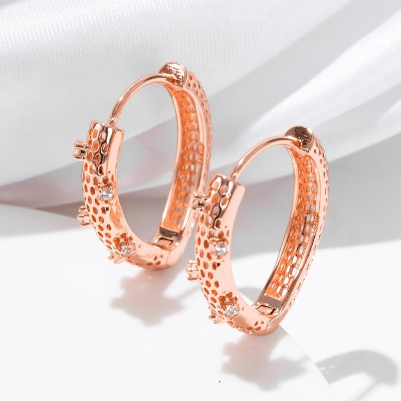 Hoop Earrings ESSFF Rose Gold Plated Vintage For Women Female Fashion White CZ Earring High Quality Gift Piercing Earing Jewelry
Hoop Earrings ESSFF Rose Gold Plated Vintage For Women Female Fashion White CZ Earring High Quality Gift Piercing Earing Jewelry