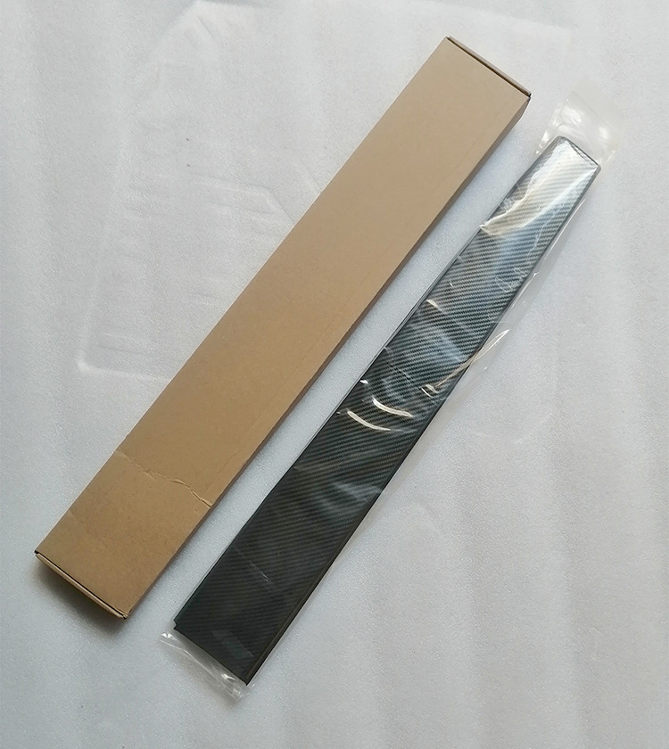 Model Y Door Trim Dashboard Panel Cover For Tesla Model 3 2021-2023 interior Accessories Model3 ABS Carbon Fiber Dash Decor Sticker White