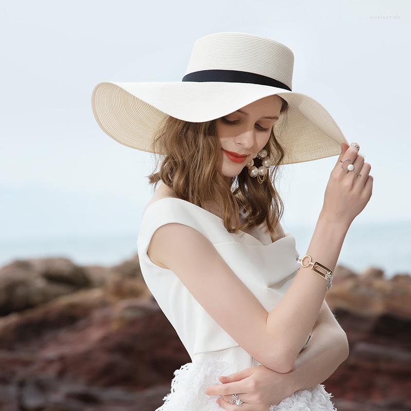 Wide Brim Hats X003 Large Summer Sun Hat Adult Vacation Beach Sunbonnet UV Protection Brimmed French Straw Seaside Caps, White
Wide Brim Hats X003 Large Summer Sun Hat Adult Vacation Beach Sunbonnet UV Protection Brimmed French Straw Seaside Caps, White