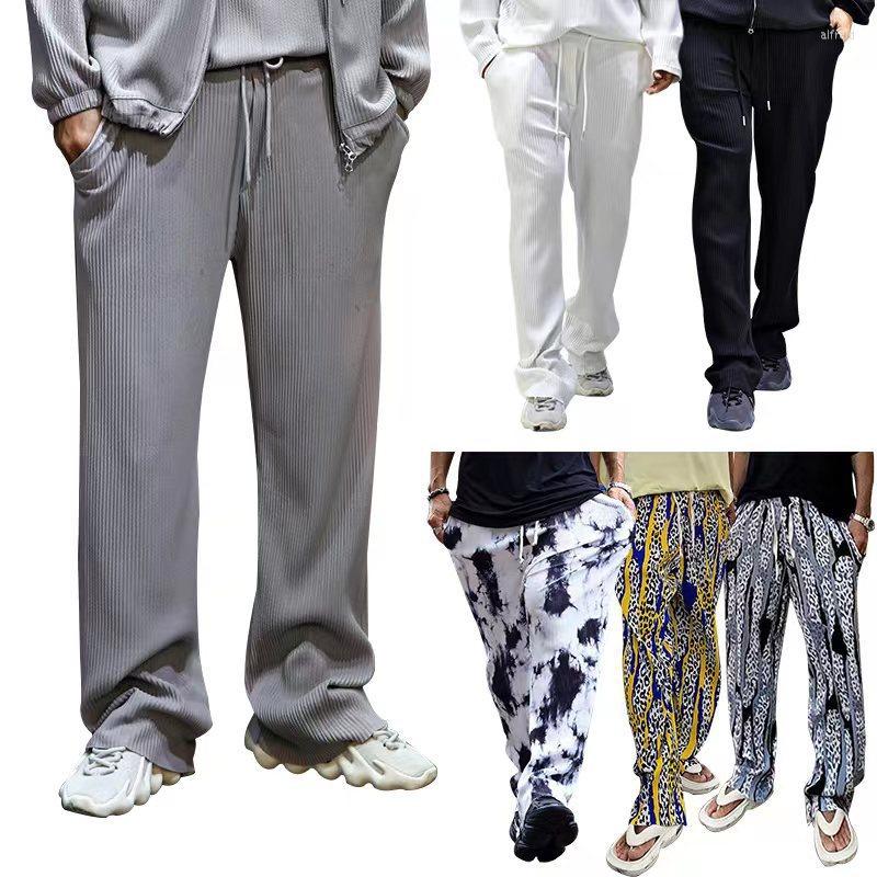 Men's Pants Men's Loose Mopping Summer Water Ripple Elastic Waist Casual Cool Trousers High Wide Leg -3XL, Gray
Men's Pants Men's Loose Mopping Summer Water Ripple Elastic Waist Casual Cool Trousers High Wide Leg -3XL, Gray