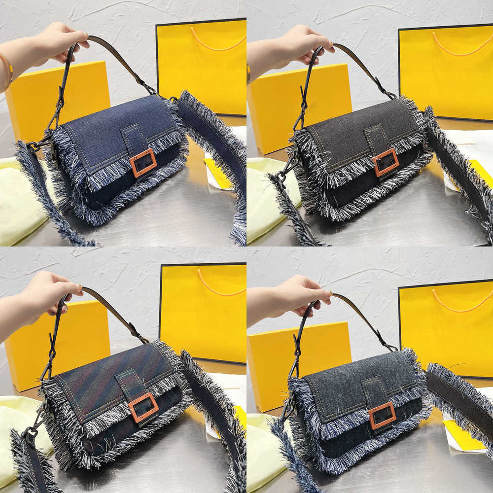 Evening Bags designer shoulder bags woman handbags Baguette Tassel Bags Women Fashion Distressed denim crossbody bag purses 220930, Fbag-03
Evening Bags designer shoulder bags woman handbags Baguette Tassel Bags Women Fashion Distressed denim crossbody bag purses 220930, Fbag-03