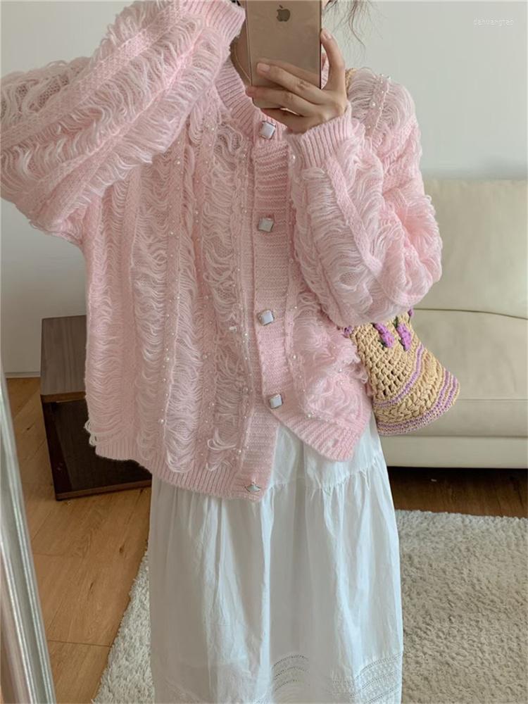 Women's Knits Hsa Women Sweater Cardigans O Neck Broken Tassle Knitted Coats Loose Style Korean Fashion Oversized Hollow Out Jackets, Hf22090 beige
Women's Knits Hsa Women Sweater Cardigans O Neck Broken Tassle Knitted Coats Loose Style Korean Fashion Oversized Hollow Out Jackets, Hf22090 beige